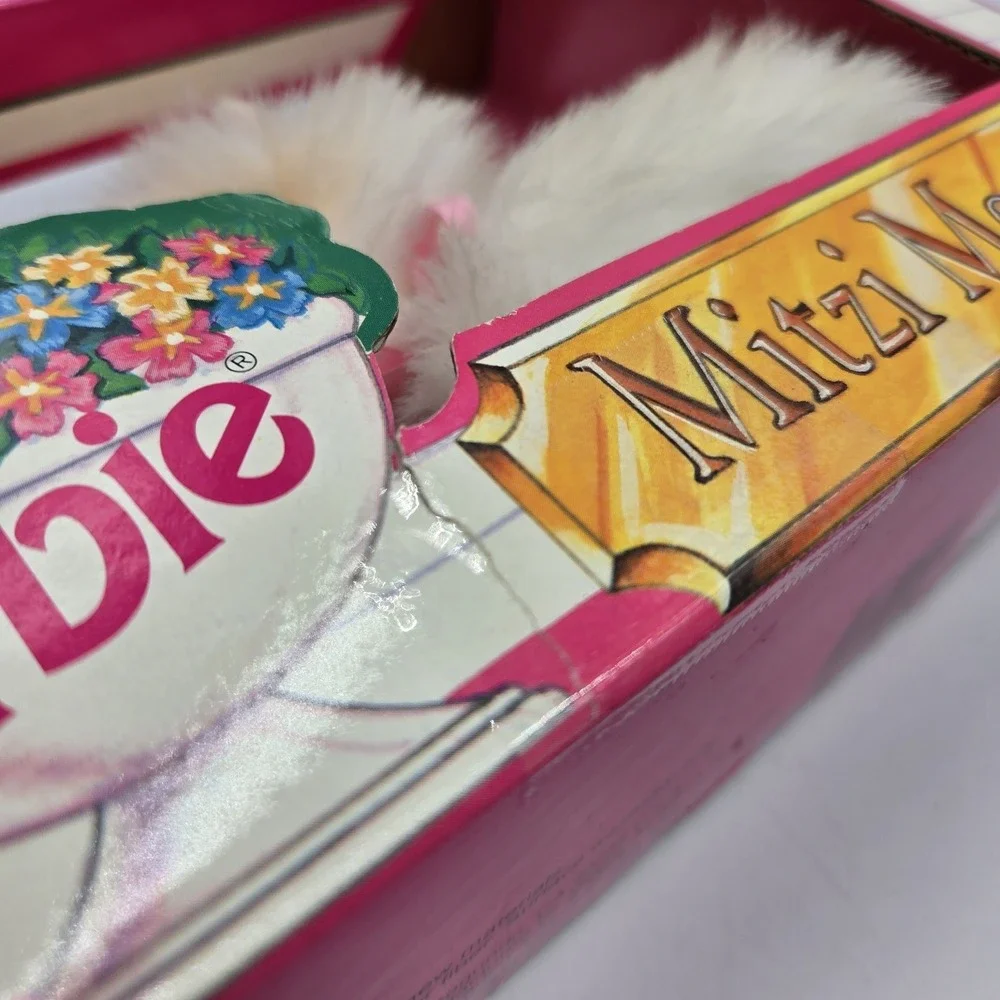 Mattel Barbie Mitzi Meow Kitty Cat 1993 White Fluffy VTG Working New Old Stock‎